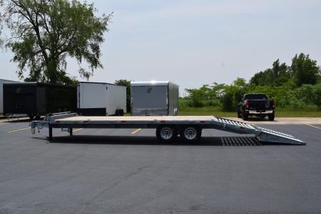 New 2026 BND Trailers 20+5 16k GALVANIZED DECKOVER Equipment Trailer