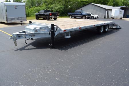 New 2026 BND Trailers 20+5 16k GALVANIZED DECKOVER Equipment Trailer