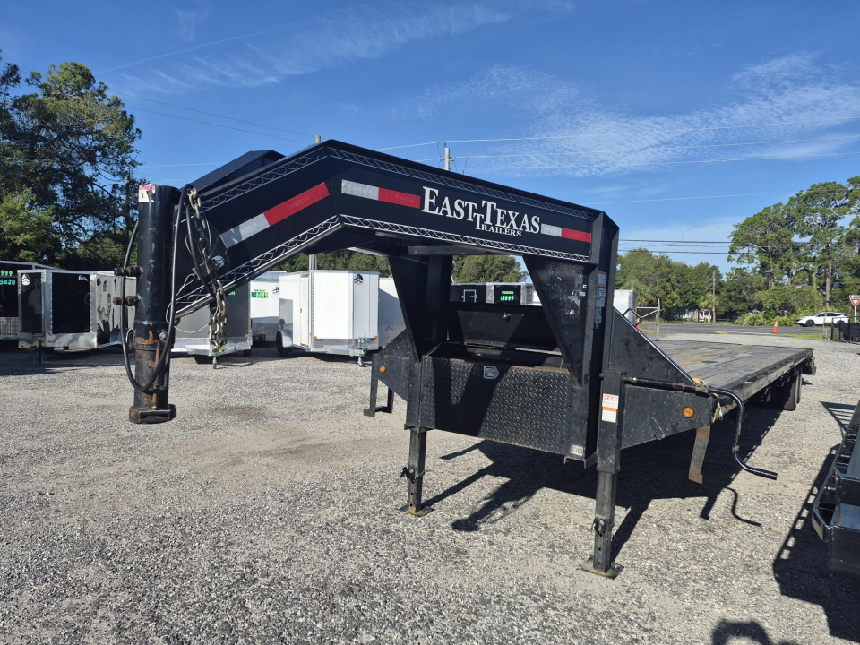 Consignment 40 Ft Gooseneck Trailer with Mega Ramps | 25,900 GVWR | Heavy Duty Equipment Hauler