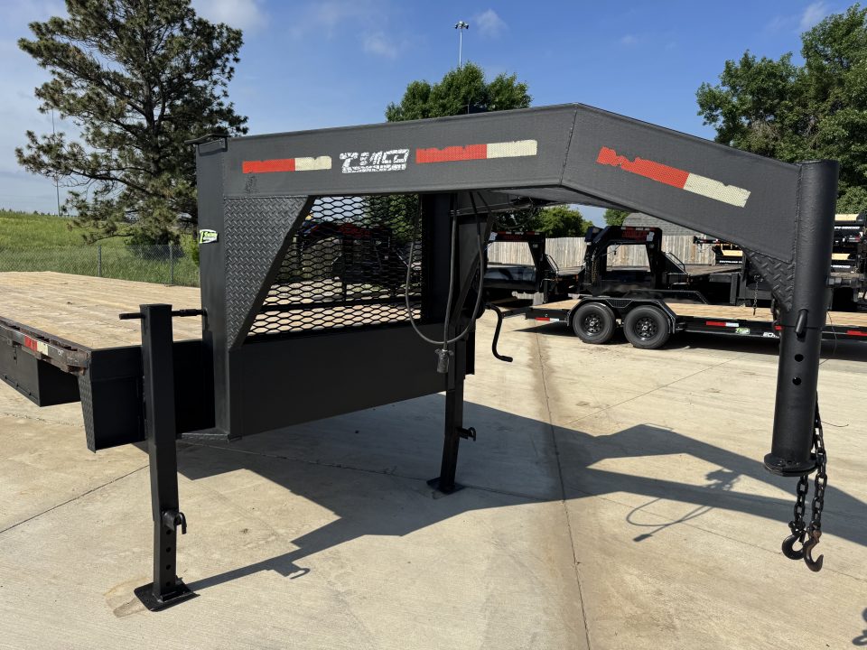 Used 2007 Temco 36ft Gooseneck with 2-7000 lb axles= 14K