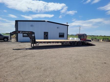 New 2026 Load Trail 102"X36' Gooseneck Hydraulic Dovetail Trailer
