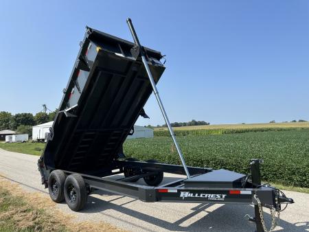 New 2026 Hillcrest Trailers 7'x16' 14K Dump Trailer