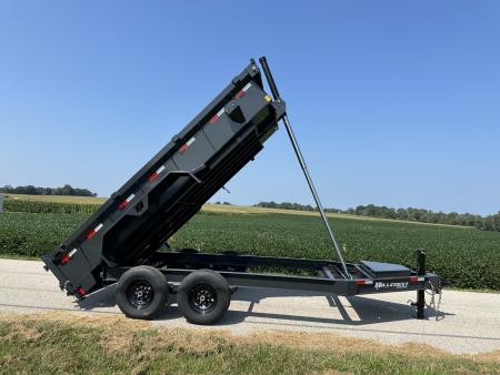 New 2026 Hillcrest Trailers 7'x16' 14K Dump Trailer