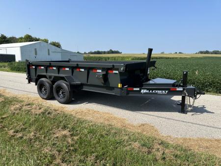 New 2026 Hillcrest Trailers 7'x14' 14K Dump Trailer