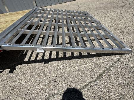 New 2026 Black Rhino Aluminum 6'x12' EXS612 w/ Wood Deck Utility Trailer
