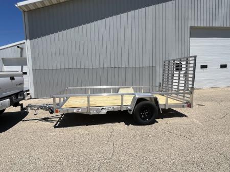 New 2026 Black Rhino Aluminum 6'x12' EXS612 w/ Wood Deck Utility Trailer