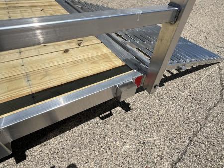 New 2026 Black Rhino Aluminum 6'x12' EXS612 w/ Wood Deck Utility Trailer