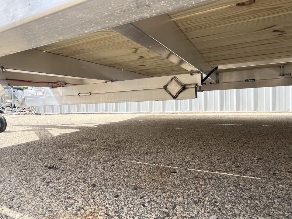 New 2026 Black Rhino 5K GVWR Aluminum 81"x168" EXS714-5k w/ Side Load Ramps, Wood Deck & Brakes Utility Trailer