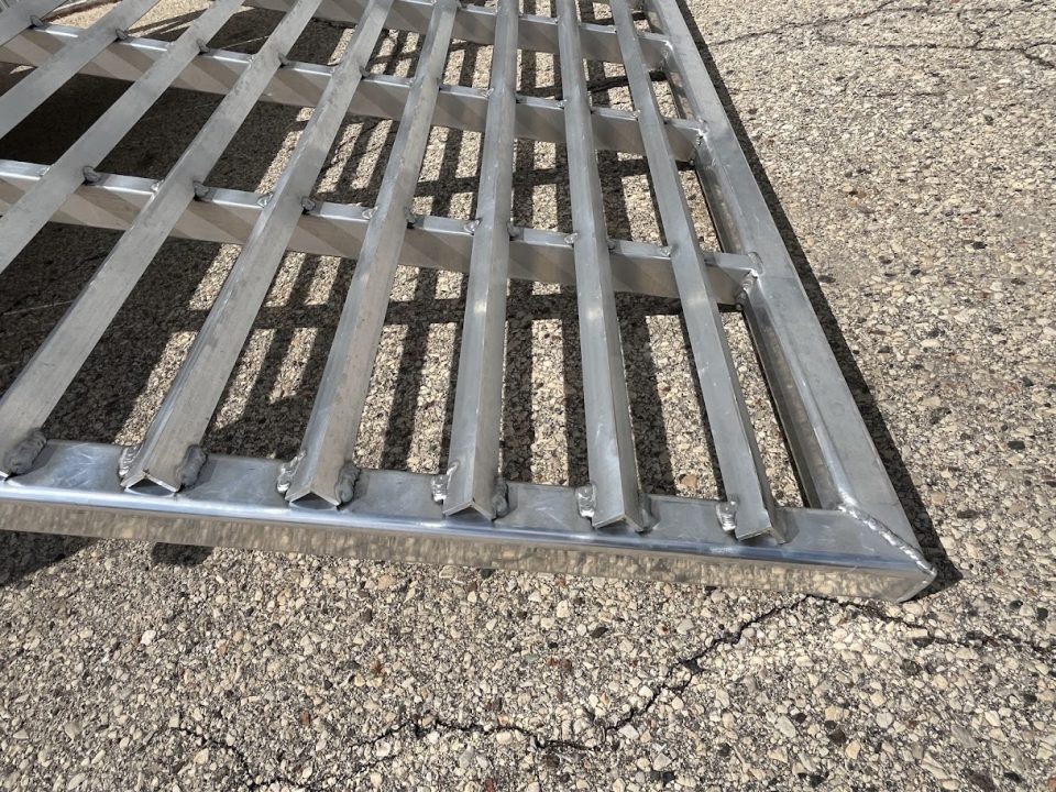 New 2026 Black Rhino 5K GVWR Aluminum 81"x168" EXS714-5k w/ Side Load Ramps, Wood Deck & Brakes Utility Trailer