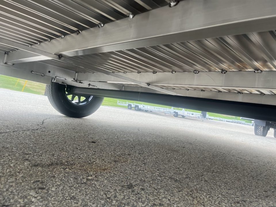 New 2026 Black Rhino Aluminum 81"X14' LSS714A w/ Side Load Ramps & Bi-Fold Gate Utility Trailer