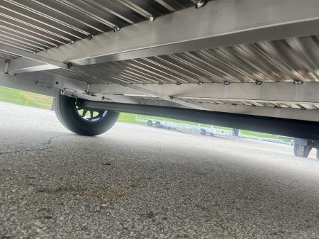 New 2026 Black Rhino Aluminum 81"X14' LSS714A w/ Side Load Ramps & Bi-Fold Gate Utility Trailer
