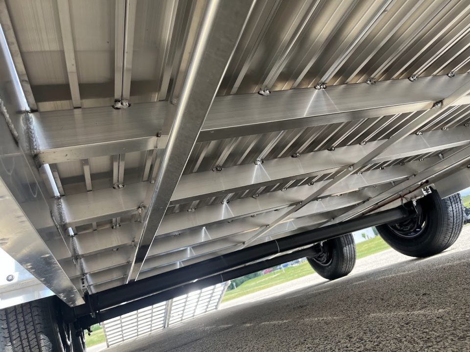 New 2026 Black Rhino Aluminum 81"x24' LST724A-10K w/ Split Gate (Side by Side, UTV) Utility Trailer
