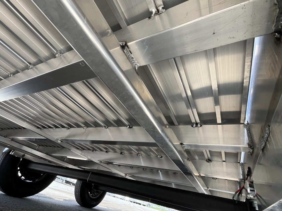 New 2026 Black Rhino Aluminum 81"x24' LST724A-10K w/ Split Gate (Side by Side, UTV) Utility Trailer