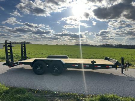 New 2026 Hillcrest Trailers 82 x22' (20'+2') 14K Equipment Trailer
