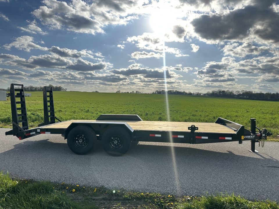 New 2026 Hillcrest Trailers 82"x20' (18'+2') 14K Equipment Trailer