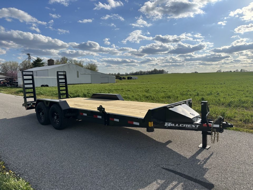 New 2026 Hillcrest Trailers 82"x20' (18'+2') 14K Equipment Trailer