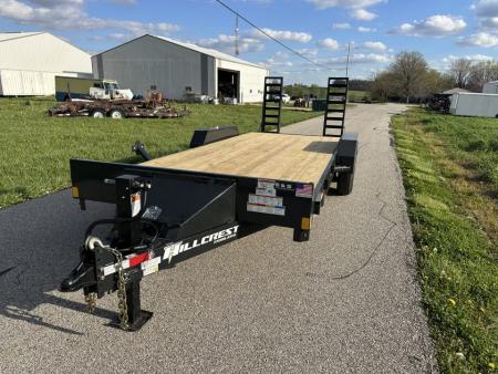 New 2026 Hillcrest Trailers 82"x20' (18'+2') 14K Equipment Trailer