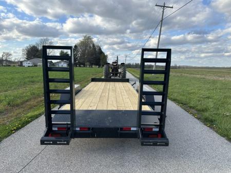 New 2026 Hillcrest Trailers 82"x20' (18'+2') 14K Equipment Trailer