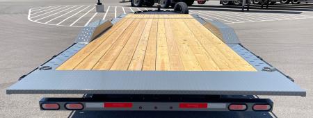 New Diamond C 22' HXD-210 Gravity Tilt Equipment Trailer 102" Wide: 23,000 GVWR, Drive Over Fenders, Spare