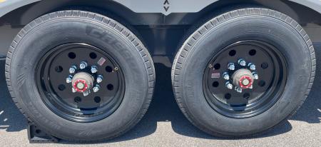 New Diamond C 22' HXD-210 Gravity Tilt Equipment Trailer 102" Wide: 23,000 GVWR, Drive Over Fenders, Spare