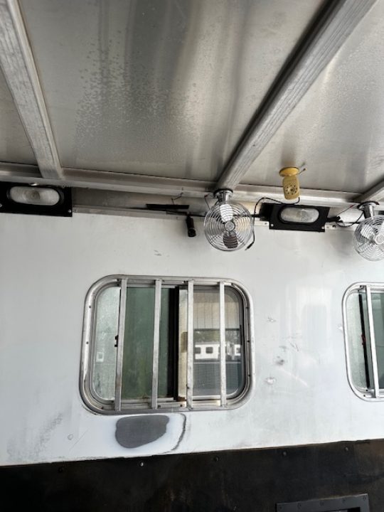 Used 2014 Exiss Trailers 7400 GN 4-H Slant Horse Trailer