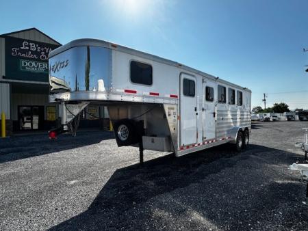 Consignment 2014 Exiss Trailers 7400 GN 4-H Slant Horse Trailer