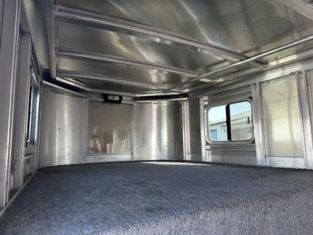 Used 2014 Exiss Trailers 7400 GN 4-H Slant Horse Trailer