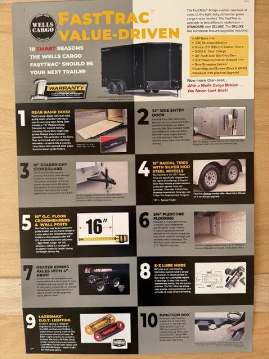 New 2026 Wells Cargo 8.5x16 Cargo / Enclosed Trailer