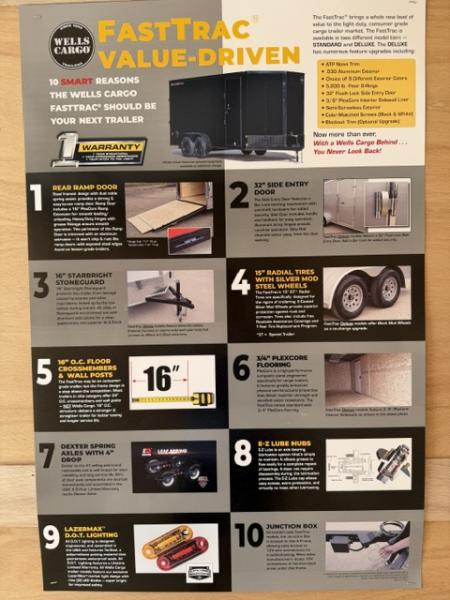 New 2026 Wells Cargo 8.5x16 Cargo / Enclosed Trailer