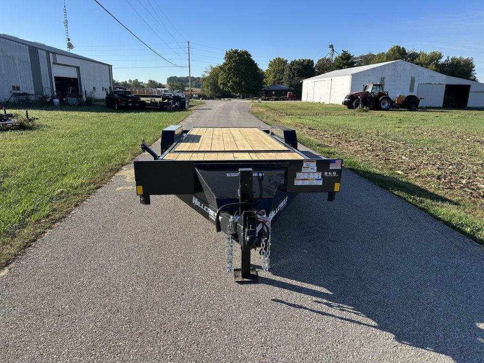 New 2026 Hillcrest Trailers 82"x22' (16'+6') 14K Tilt Equipment Trailer