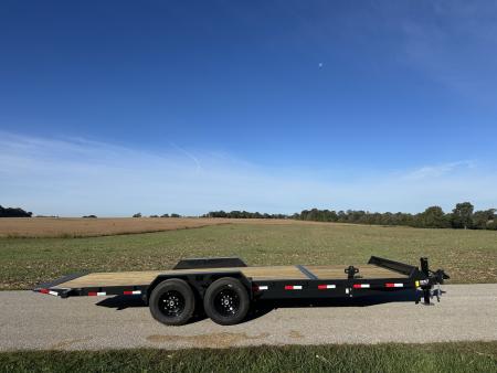 New 2026 Hillcrest Trailers 82 x22' (16'+6') 14K Tilt Equipment Trailer