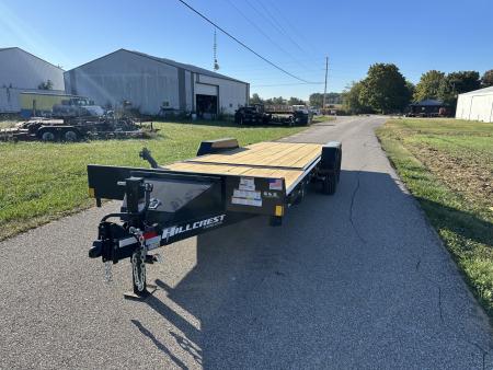 New 2026 Hillcrest Trailers 82"x22' (16'+6') 14K Tilt Equipment Trailer