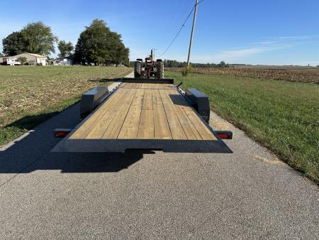New 2026 Hillcrest Trailers 82"x22' (16'+6') 14K Tilt Equipment Trailer