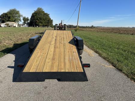 New 2026 Hillcrest Trailers 82"x22' (16'+6') 14K Tilt Equipment Trailer