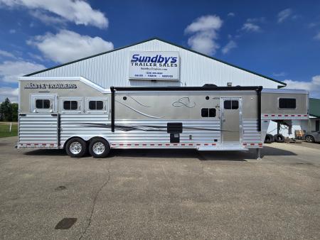 Used 2022 Elite Resistol Trail Boss 3 Horse Trailer