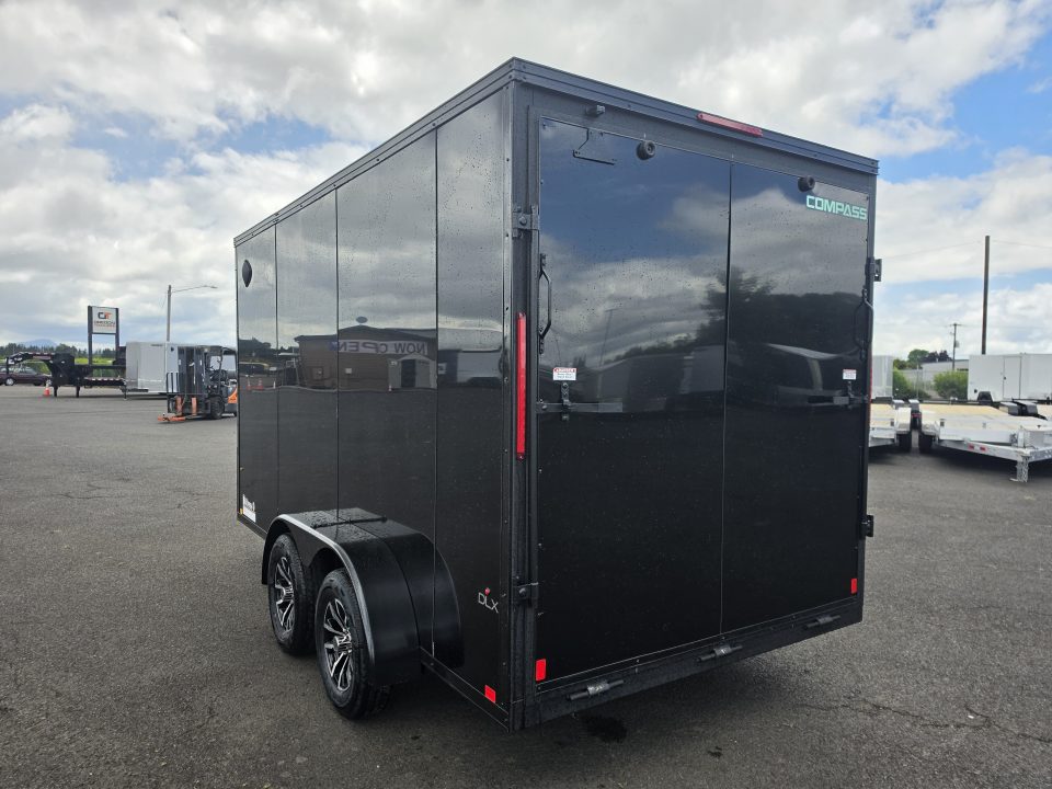 New 2026 Compass Indigo DLX 7x14 Enclosed Trailer w/ Upgrades 7K GVWR