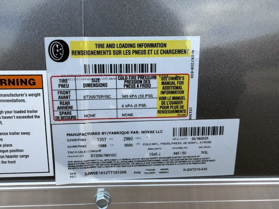 New 2026 Look Trailers 6x10 ST DLX- Charcoal