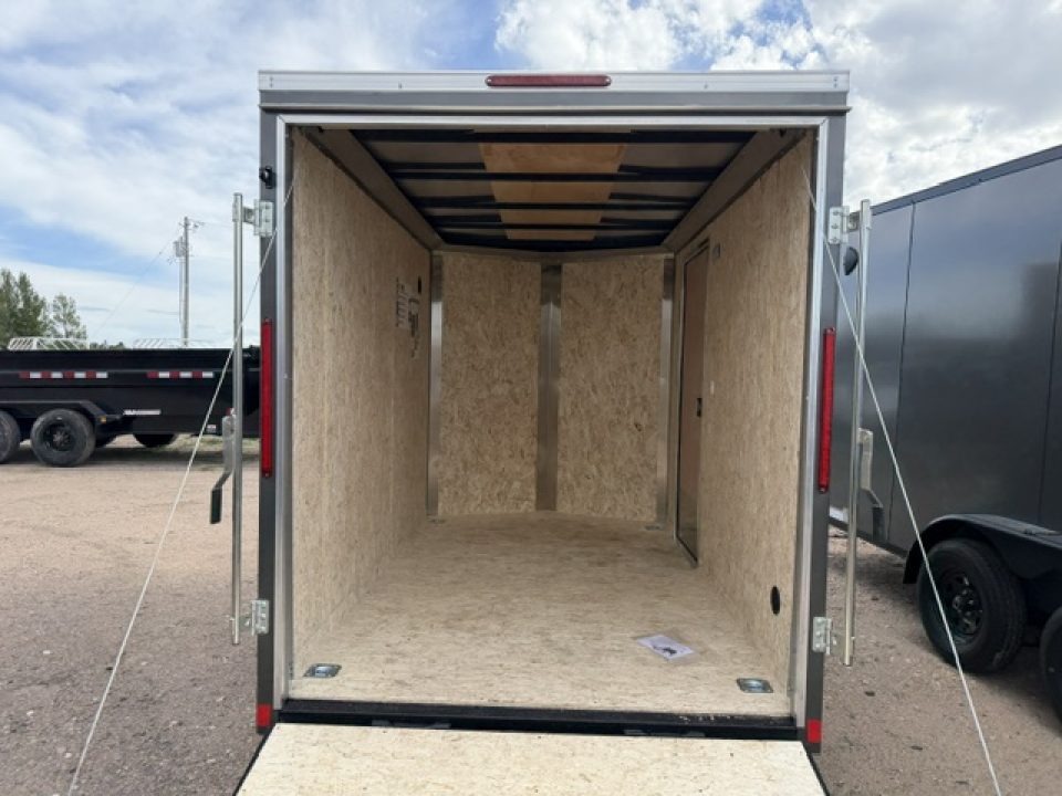 New 2026 Look Trailers 6x10 ST DLX- Charcoal