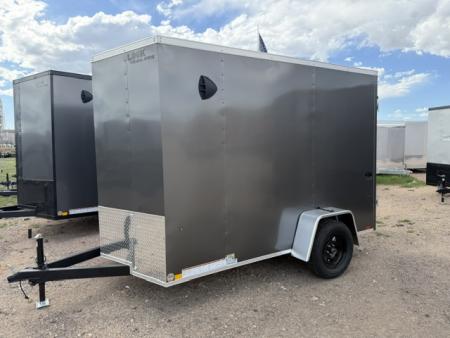 New 2026 Look Trailers 6x10 ST DLX- Charcoal