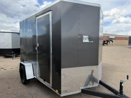 New 2026 Look Trailers 6x10 ST DLX- Charcoal