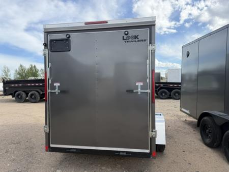 New 2026 Look Trailers 6x10 ST DLX- Charcoal