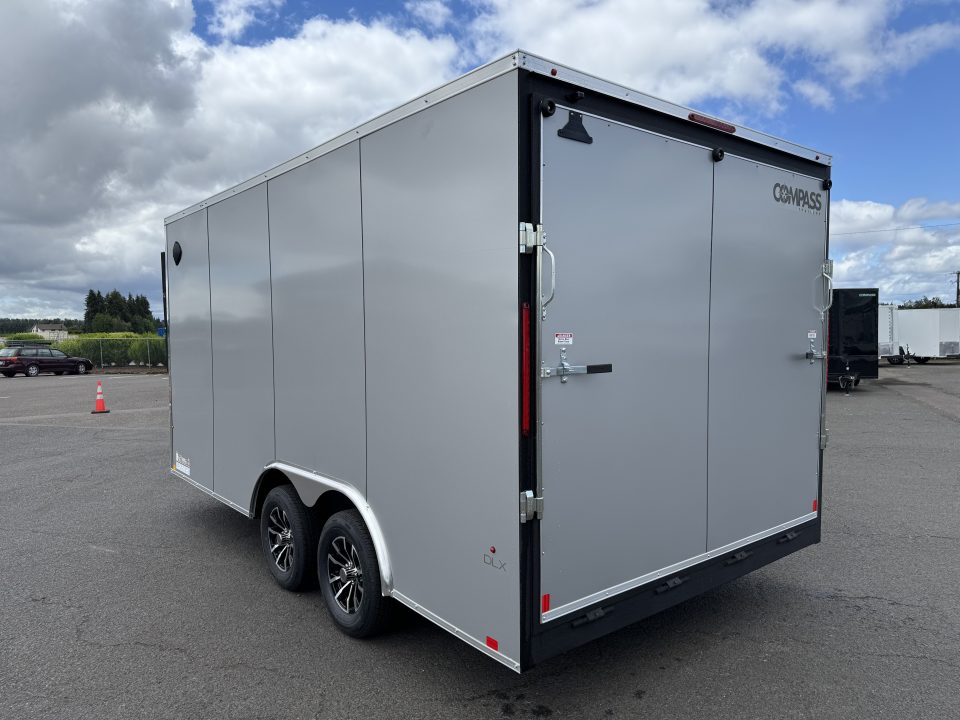 New 2026 Compass Indigo DLX 8.5x16 Enclosed Trailer w/ Upgrades 7K GVWR