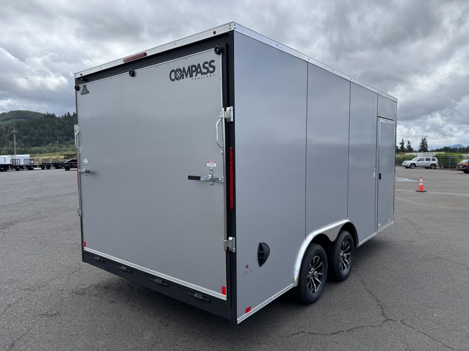 New 2026 Compass Indigo DLX 8.5x16 Enclosed Trailer w/ Upgrades 7K GVWR