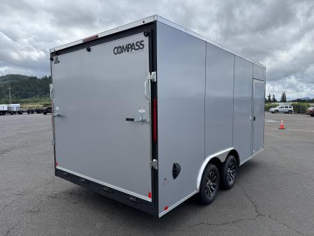 New 2026 Compass Indigo DLX 8.5x16 Enclosed Trailer w/ Upgrades 7K GVWR
