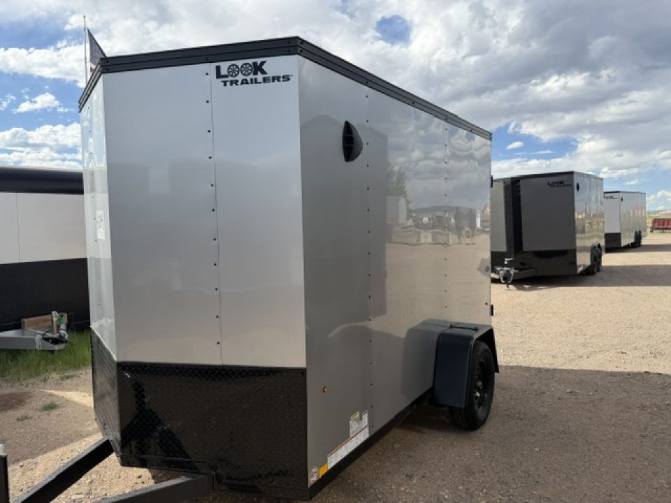 New 2026 Look Trailers 6x10 ST DLX- Silver