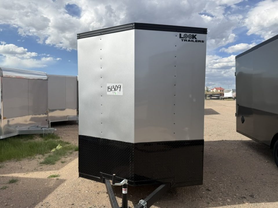 New 2026 Look Trailers 6x10 ST DLX- Silver