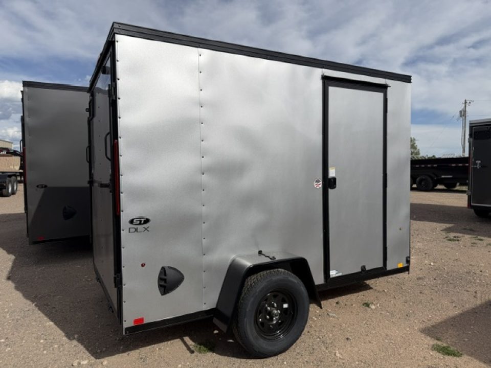 New 2026 Look Trailers 6x10 ST DLX- Silver