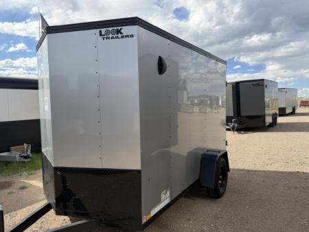 New 2026 Look Trailers 6x10 ST DLX- Silver