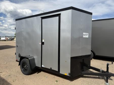 New 2026 Look Trailers 6x10 ST DLX- Silver
