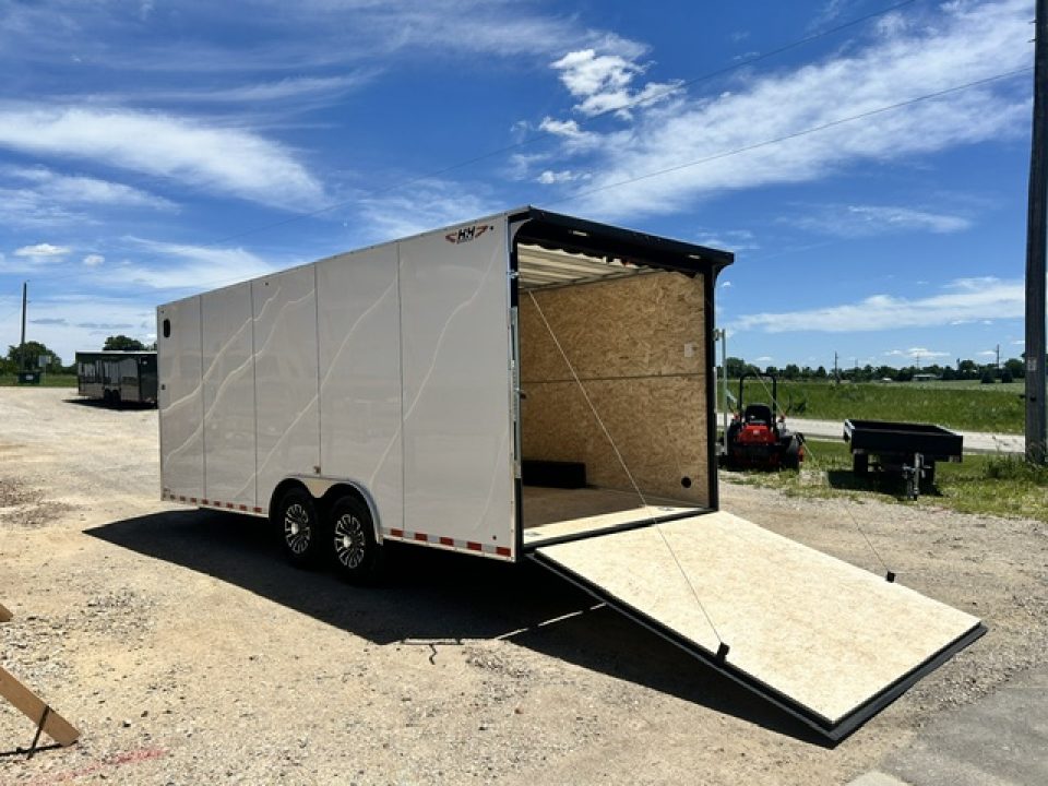 New 2026 H&H Trailers 8.5'X20' 14K GVWR RAMP DOOR Cargo / Enclosed Trailer